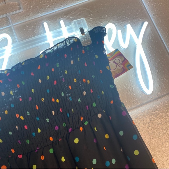 Black polka dot dress - Picture 3 of 5